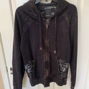 Guess Zipper Sweat Jacket Hoodie